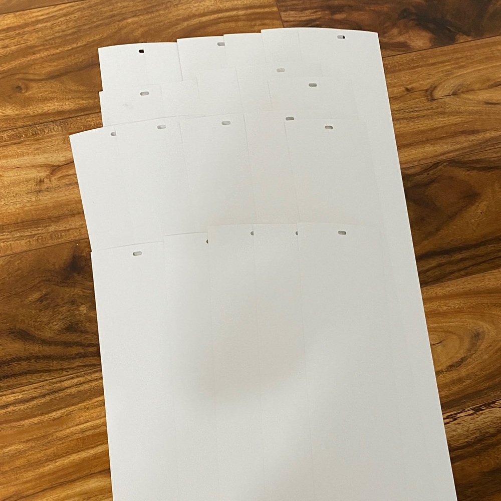Home Decorator Light Control Crown White 3.5 Vertical Blind Slats (21 pcs)
